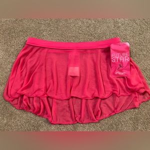 *NWT* Girl’s Size XS Pink Sheer Dance/Gymnastics Skirt (Leotard Coverup)